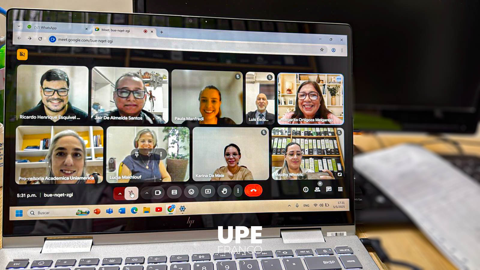 Reunión entre la FCS-UPE y UNIAMÉRICA: Alianza estratégica para movilidad docente y estudiantil